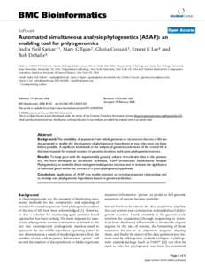 BMC Bioinformatics  BioMed Central Open Access