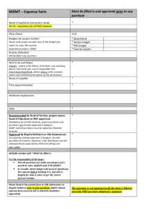 Microsoft Word - MGMT expense form