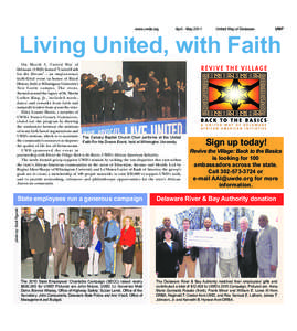Living United, with Faith www.uwde.org April - May[removed]On March 5, United Way of