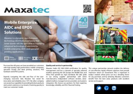 Mobile Enterprise, AIDC and EPOS Solutions