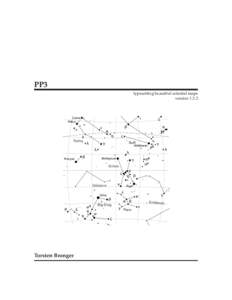 PP3 typesetting beautiful celestial maps versionCastor Pollux