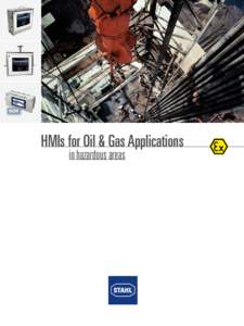 NEW  HMIs for Oil & Gas Applications in hazardous areas  R. STAHL HMIs