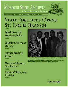 Greater St. Louis / Mariano Favazza / Freedom suits / Robin Carnahan / Geography of Missouri / Missouri / Geography of the United States