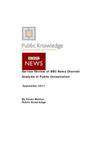 Microsoft Word - BBC News Channel Public Consultation Final Report.doc