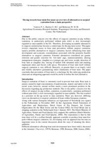 Global Agriculture Farm Management 17th International Farm Management Congress, Bloomington/Normal, Illinois, USA  Case Study