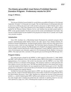 International Pacific Halibut Commission / Bycatch / Alaska / Halibut / Bering Sea / IPHC / Trawling / Turtle excluder device / Fish / Pleuronectidae / Pacific halibut