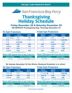 Lincoln Highway / San Francisco Ferry Building / Vallejo /  California / Pier 41 / Vallejo / San Francisco / Golden Gate Ferry / SolTrans / California / San Francisco Bay Area / San Francisco Bay