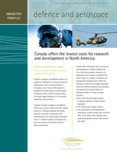 palliser economic partnership industry profile >[removed]INDUSTRY Profile  defence and aerospace