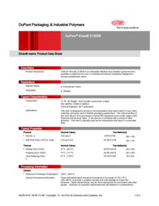 Datasheet - Elvax® Packaging 31