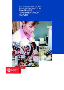 THE UNIVERSITY OF SYDNEY 2011–2015 STRATEGIC PLAN