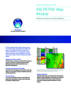 Energy > Decision Support Tools > PETRA  IHS PETRA Map Module ®