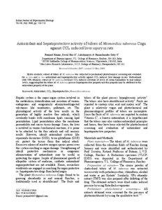 Physiology / Glutathione / Momordica cymbalaria / Reactive oxygen species / Vitamin C / Carbon tetrachloride / Chemistry / Antioxidants / Thiols