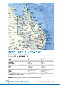 rebel radio network regional/rural qld &nsw RE B EL FM & B REE Z E FM ACMA On-Air Name