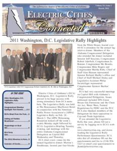 Volume XI, Issue 3 March, [removed]Washington, D.C. Legislative Rally Highlights  ECA members with US Congressman Robert Aderholt (AL-R, 4th) in Washington, D.C.