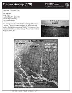 Essential Air Service / Wrangell–St. Elias National Park and Preserve / Chisana /  Alaska / Geography of the United States / Geography of Alaska / Alaska / Chisana Airport