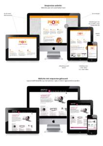 Responsive website: Website past zich automatisch aan Social media blok verandert  Bol verdwijnt