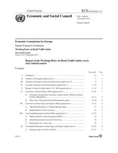 United Nations  Economic and Social Council ECE/TRANS/WP[removed]Distr.: General