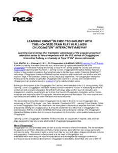 Contact: Curt Stoelting, CEO Peter Nicholson, CFO[removed]LEARNING CURVE® BLENDS TECHNOLOGY WITH