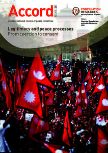 Sociology / Peacebuilding / Social psychology / Legitimacy / Hannes Siebert / Governance / Dispute resolution / Mediation / Peace and conflict studies / Social philosophy / Political science / Peace