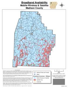 Broadband Availability  ® Mobile-Wireless & Satellite Madison County