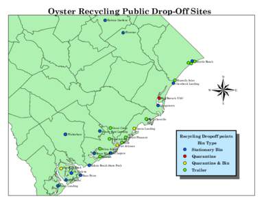 Oyster Recycling Public Drop-Off Sites Kalmia Gardens Florence  Myrtle Beach