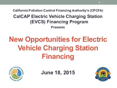 New Opportunities for Electric Vehicle Charging Station Financing