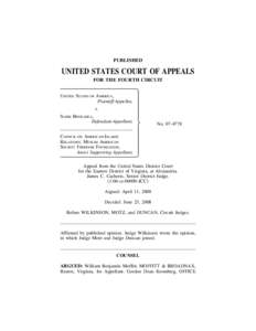 PUBLISHED  UNITED STATES COURT OF APPEALS FOR THE FOURTH CIRCUIT UNITED STATES OF AMERICA, Plaintiff-Appellee,