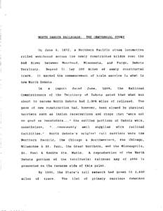 North Dakota / Chicago /  Milwaukee /  St. Paul and Pacific Railroad / Minnesota railroads / Regional railroads in the United States / Index of North Dakota-related articles / Index of South Dakota-related articles / Rail transportation in the United States / Transportation in the United States / States of the United States