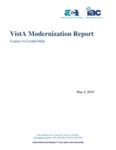 VistA Modernization Report DRAFT