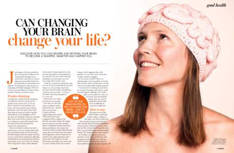 good health  Can changing your brain  change your life?