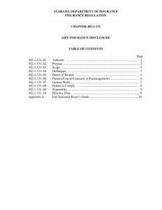 Investment / Institutional investors / Life insurance / National Association of Insurance Commissioners / Annuity / Risk purchasing group / Variable universal life insurance / Insurance / Financial economics / Financial institutions