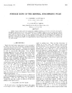 MONTHLY WEATHER REVIEW  549 SURFACE SIGNS OF THE BIENNIAL ATMOSPHERIC PULSE H.E. LANDSBERG, J. M. MITCHELL, JR.