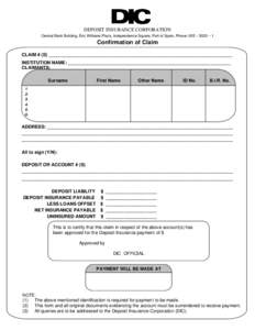Microsoft Word - DIC Claim Forms 2.doc