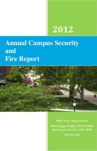 2012 Annual Campus Security and Fire Report  WKU Police Department