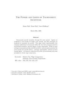 Business / Market failure / Organizational theory / Principal–agent problem / Economics / Tournament theory / Principal / Incentive / Loss aversion / Asymmetric information / Information / Economic theories