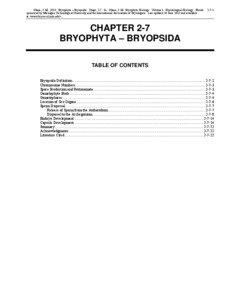 Reproduction / Plant reproduction / Plant anatomy / Mosses / Bryophyte / Marchantiophyta / Gametophore / Gametophyte / Gametangium / Biology / Botany / Plant morphology