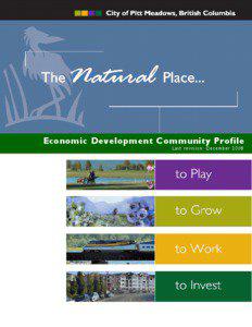 Economic Development Community Profile Last revision: December 2008