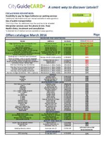 Neighbourhoods in Riga / Republican cities of Latvia / Daugavpils / Address