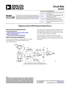 Electronic circuits / Digital signal processing / Operational amplifier / Comparator / Signal generator / Jitter / Analog Devices / Hall effect / Amplifier / Electronics / Electromagnetism / Electronic engineering