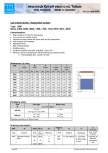 Catalog microtech GmbH electronic