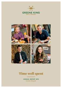 Time well spent Annual report 2013 Greene King plc