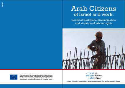 Arab Citizens of Israel and work: trends of workplace discrimination and violation of labour rights
