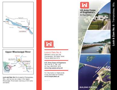 Lock and Dam No. 6 / Upper Mississippi River / Mississippi River / Lock and Dam No. 1 / New Savannah Bluff Lock and Dam / Geography of the United States / Driftless Area / United States