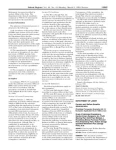 Federal Register / Vol. 64, No[removed]Monday, March 8, [removed]Notices Retirement Accounts described in section 408(p) of the Code. The Department notes that all conditions contained in PTE 93–33 still must be met pursua