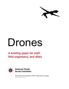Wage Peace Drone Briefing Paper