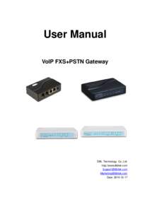 Microsoft Word - User Manual PSTN+FXS.doc