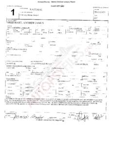 Autopsyfiles.org - Andrew Breitbart autopsy Report