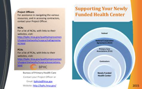 Supporting Your Newly Funded Health Center