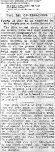 Commemorative Landscapes of North Carolina — http://docsouth.unc.edu/commland/ 4th of July to be Observed by Mill People and at Battle Ground Greensboro Patriot Weekly: June 30, 1903; pg. 1