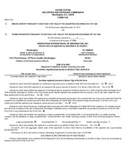 UNITED STATES SECURITIES AND EXCHANGE COMMISSION Washington, D.C[removed]FORM 10-K (Mark One) ANNUAL REPORT PURSUANT TO SECTION 13 OR 15(d) OF THE SECURITIES EXCHANGE ACT OF 1934